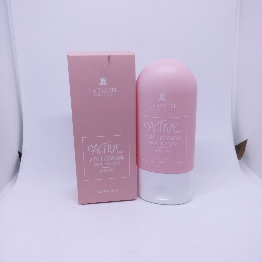 La Tulipe Active 2 In 1 Cleanser 60ml