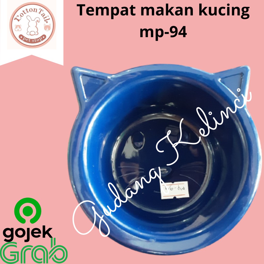 Tempat Makan Kucing Motif Kepala Kucing | MP 94