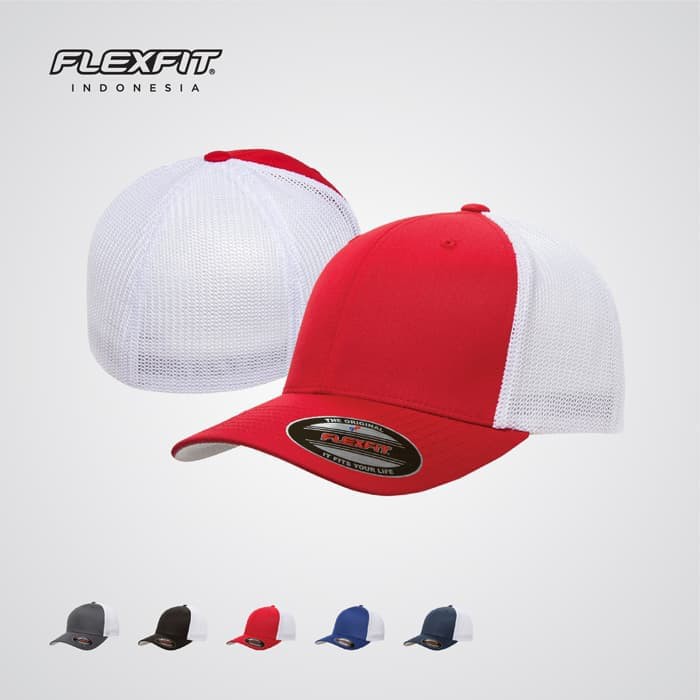 Topi Flexfit Yupoong 6511T Trucker Mesh 2-Tone