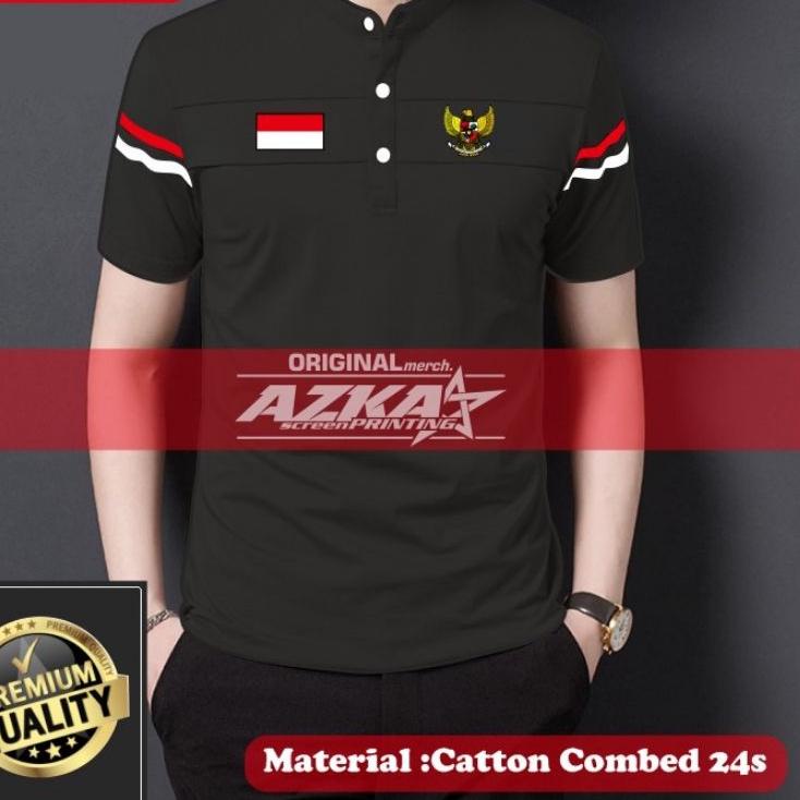 Terbaik.. KAOS KERAH SHANGHAI LOGO GARUDA, KAOS POLO SHIRT, KAOS KERAH  SHANGHAI, KAOS LOGO GARUDA, 