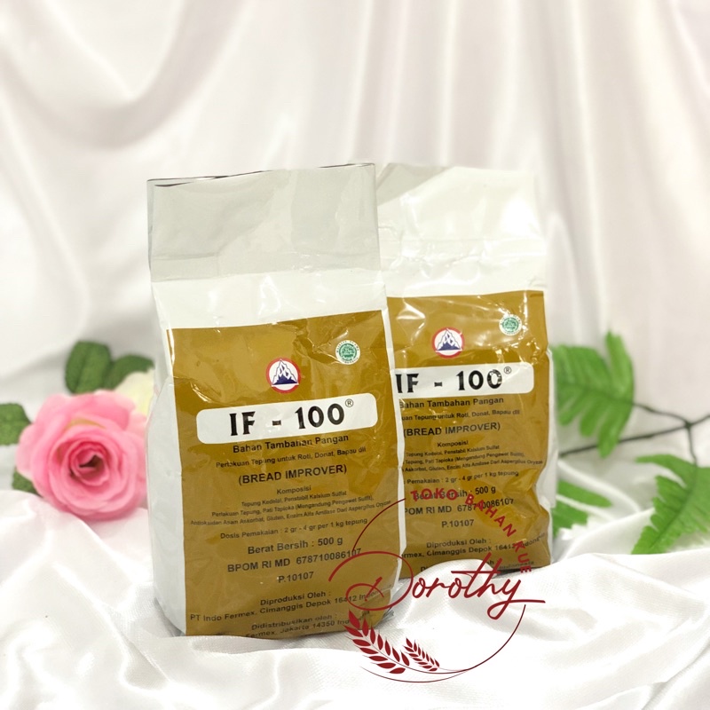 

IF 100 BREAD IMPROVER / PENGEMBANG ROTI 500 GRAM
