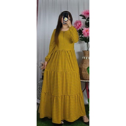 Longdress Wanita Kotak LongDress Kotak Gamis Kotak