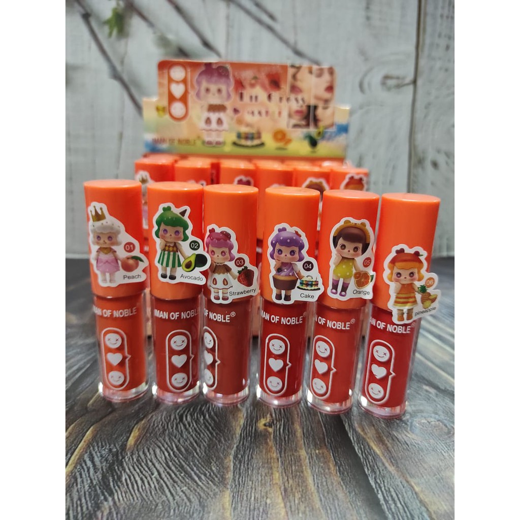 ( 6 PCS ) SWEET COLOR LIPCREAM IMAN OF NOBLE 929 mini