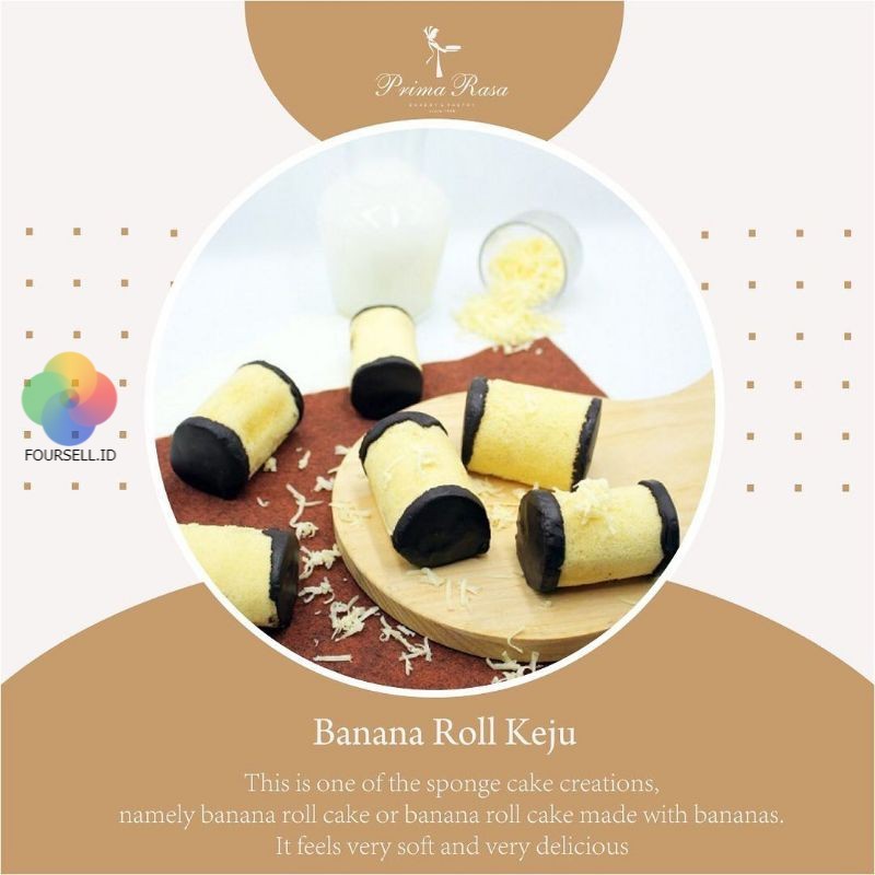 

Primarasa Banana Roll Keju Prima rasa Asli Bandung