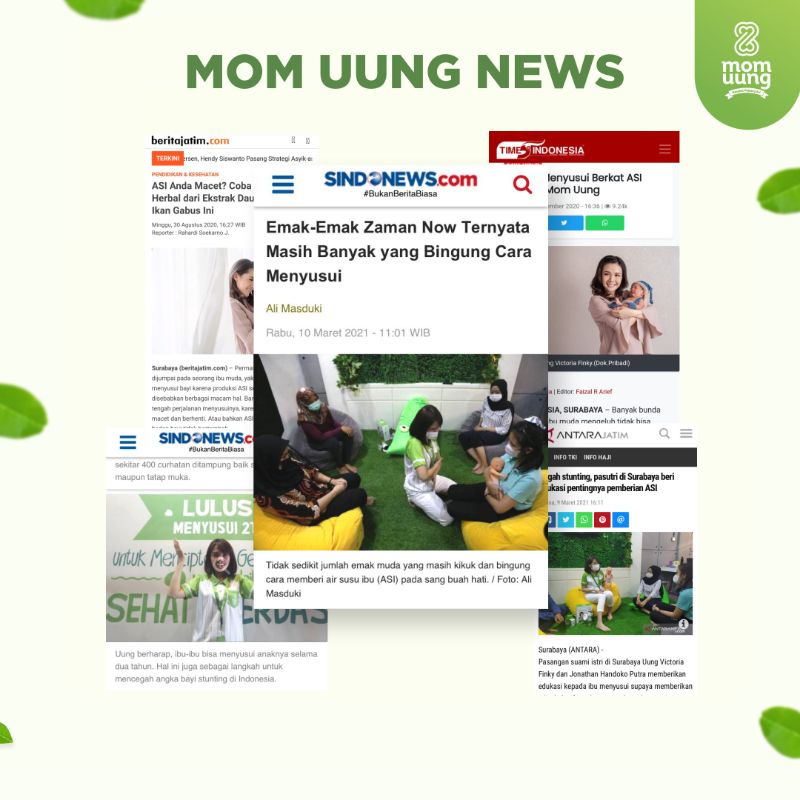 Pompa Asi Electric Mom Uung Momuung Breast Pump Handsfree