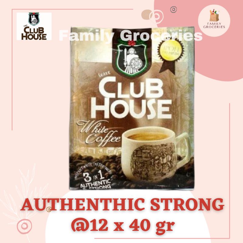 

Shake Club House Authentic Strong White Coffee
