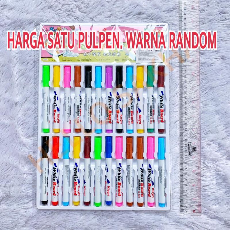 

MAINAN K-668 KICYN WHITE BOARD SPIDOL MAGIC BISA MENGAPUNG APUNG DI ATAS AIR AJAIB BISA JADI TATO JUGA WARNA WARNI HARGA SATUAN