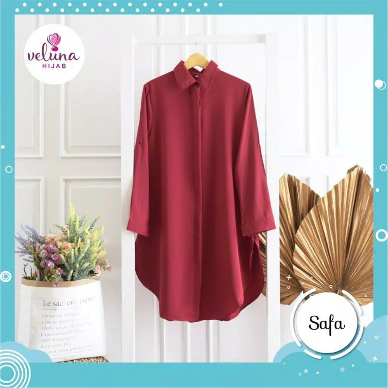 LONG TUNIK ELEGANT/TUNIK POLOS/TUNIK SIMPEL/TUNIK TERKINI