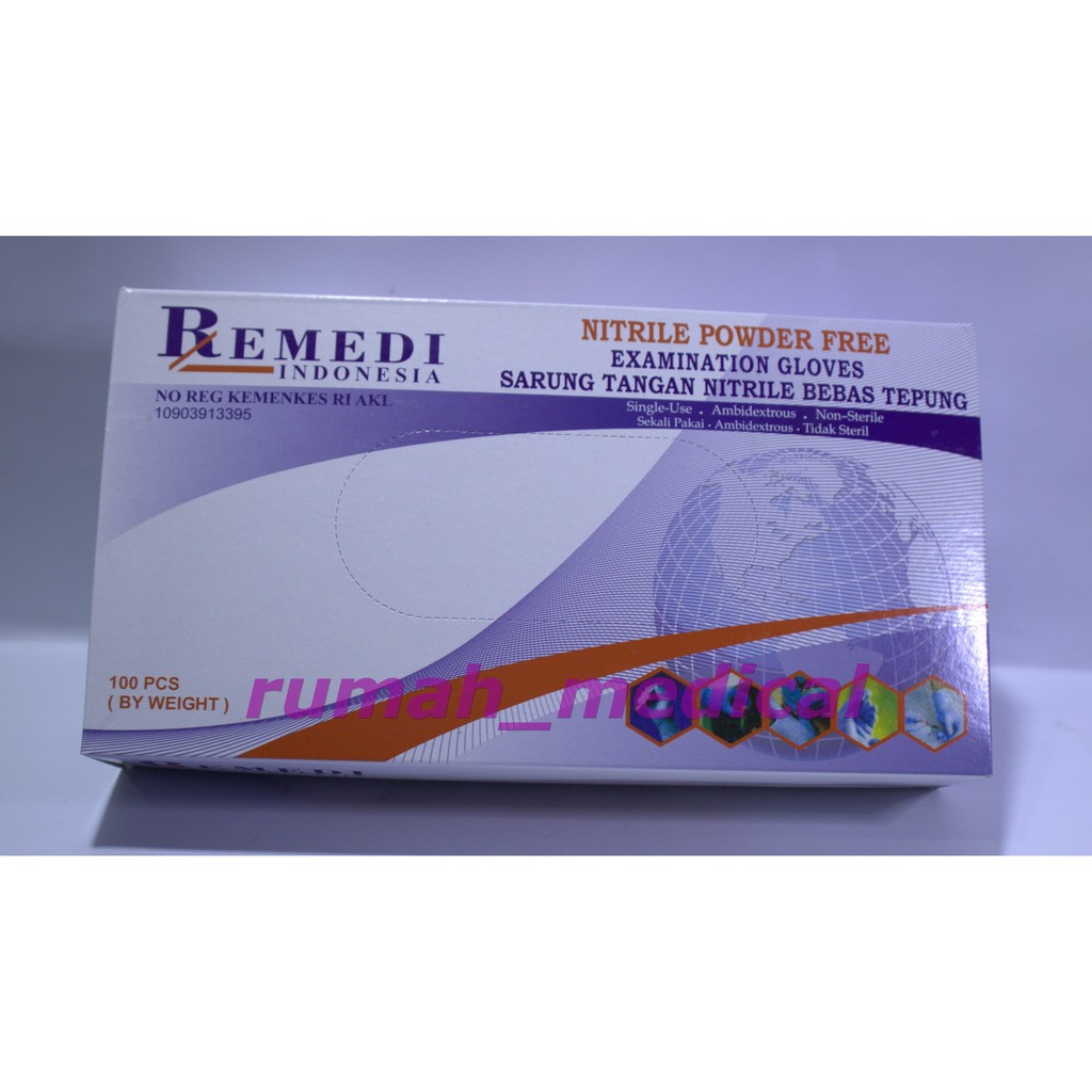 SARUNG TANGAN NITRILE / NITRILE GLOVES ( WARNA)