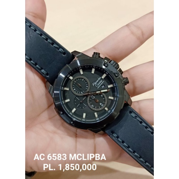 JAM PRIA JAM ALEXANDRE CHRISTIE AC 6583 FULL BLACK ORIGINAL