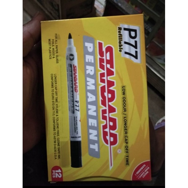 

spidol standar permanen/1pak 100% original