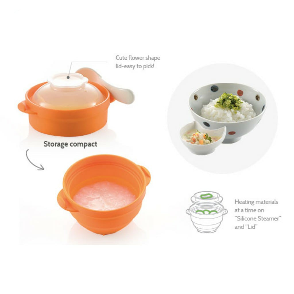 Richell Baby Food Silicon Steamer R98854