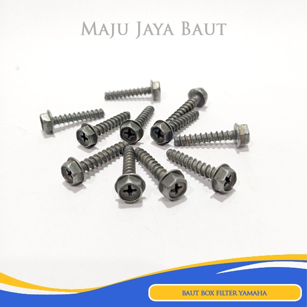 10 Pcs Baut Box Filter Yamaha 5x25