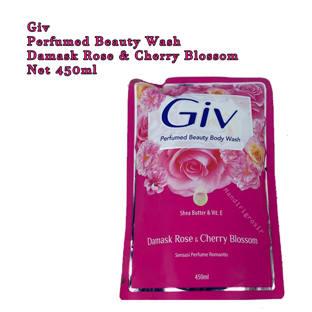 Sabun Cair *  Giv Perfumed Beauty * Sabun Cair Refill * Damask Rose Cherry * 450ml