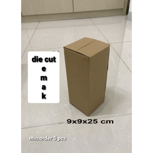 

Kardus / box / 9x9x25 cm / karton packing polos baru ST
