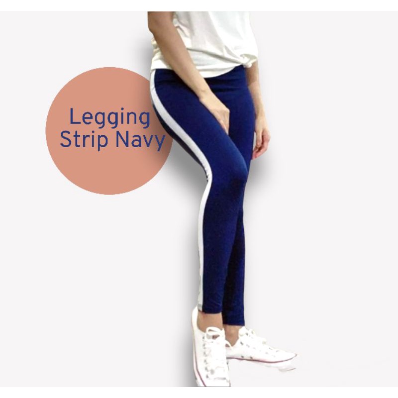 Legging Strip Panjang Dewasa By Rynstelle