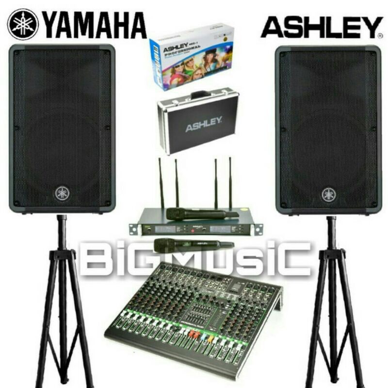 Paket SoundSystem Ashley - Yamaha DBR 15 Original 15 inch