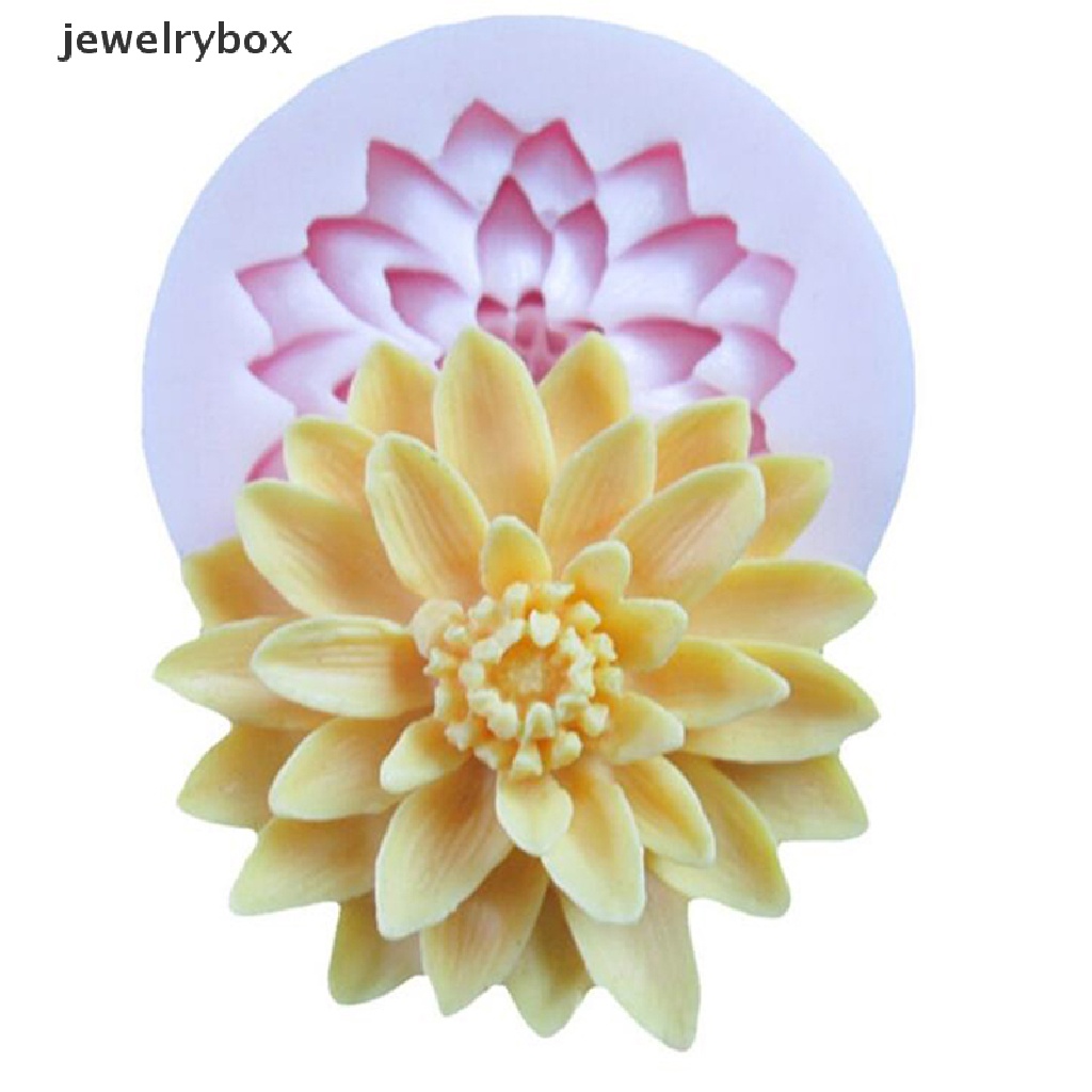 Cetakan Resin Bentuk Bunga Chrysanthemum Bahan Silikon Untuk Dekorasi Kue