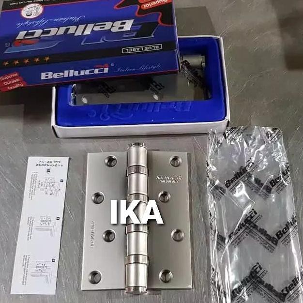 DI-562>> Engsel tebal 4" ASLI BELLUCCI KUALITAS BAGUS pintu besi kayu jati alm