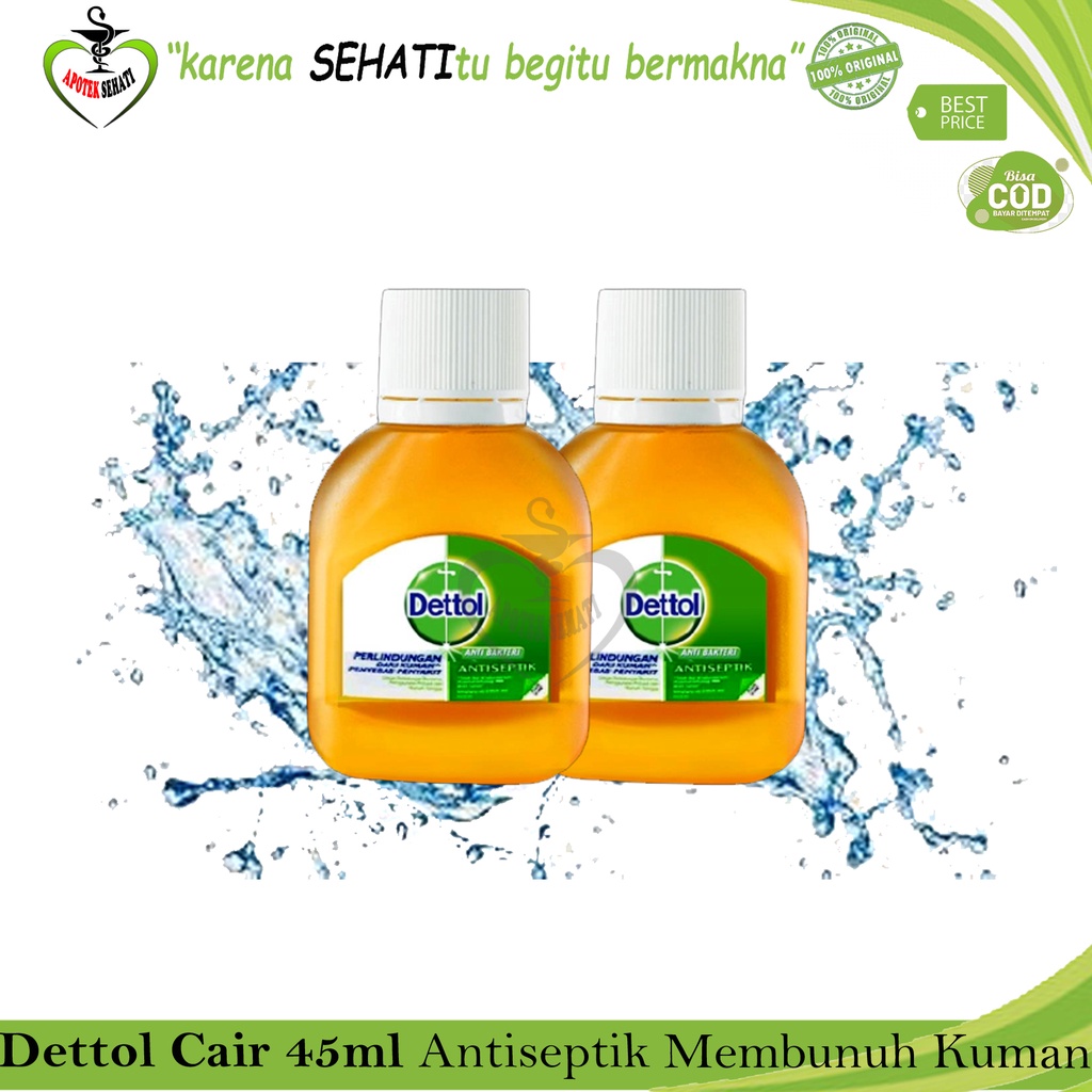 Original Dettol Antiseptic Liquid Botol Anti Bakeri Cairan Antiseptik