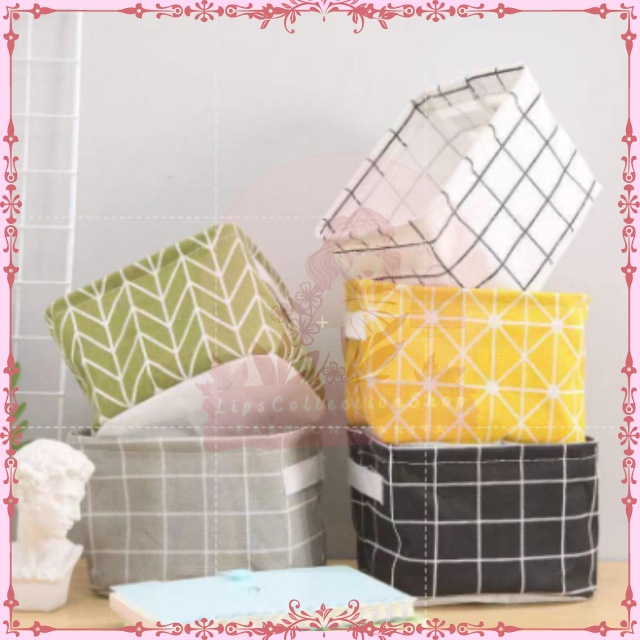 Keranjang Mini Serbaguna | Desktop Storage Keranjang Multifungsi Lipat Tempat Aksesoris Mini Box
