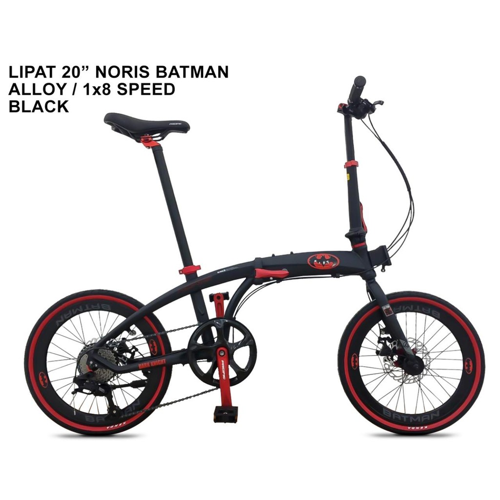 Sepeda Lipat 16 Pacific Noris Batman