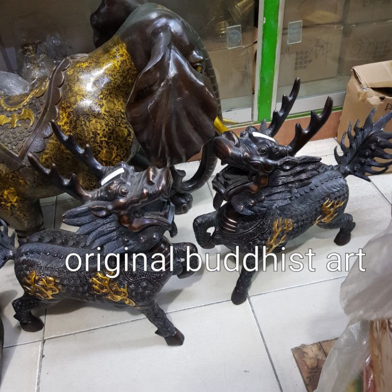 patung qilin kilin chilin fengshui superjumbo