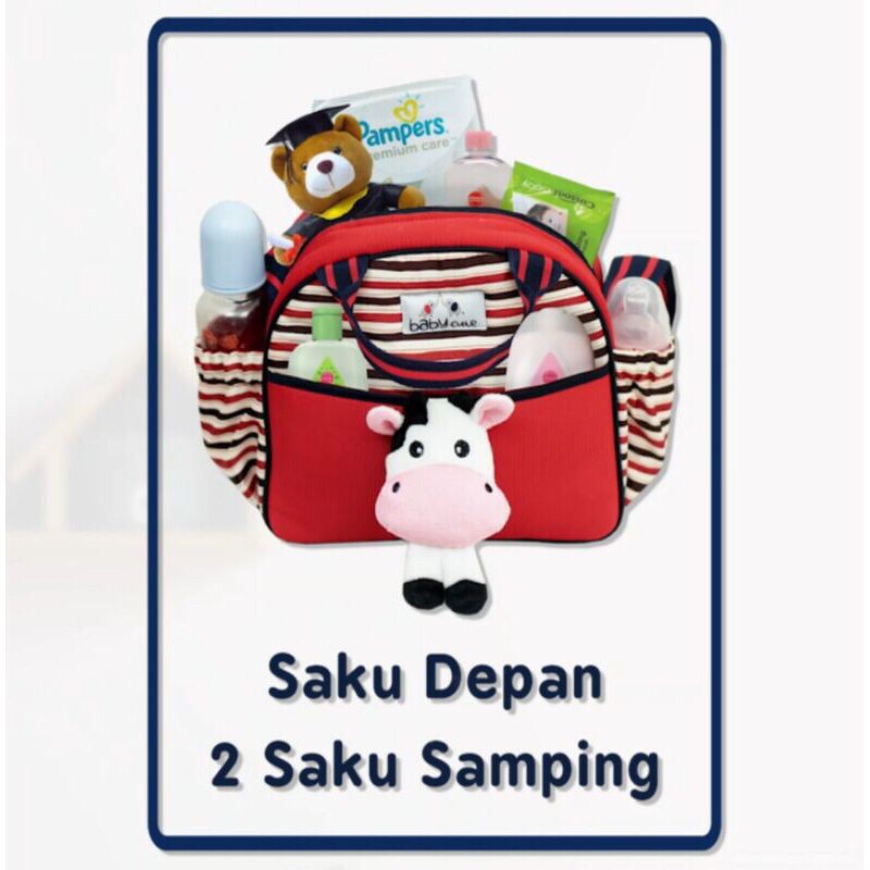 TAS BAYI Karakter Boneka BabyCute BABY BAG BCT 9411-8411/TAS KECIL, MEDIUM, BESAR BONUS BONEKA