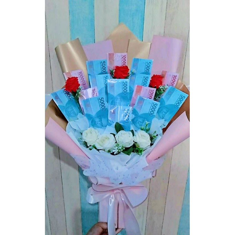 

Money Buket 1 juta/Anniv/Ultah/Wisuda/Kado Unik