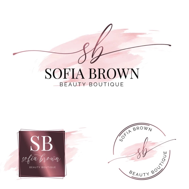 (DRAN SOFIA) JASA BIKIN DESAIN LOGO OLSHOP BISNIS MURAH ELEGANT SIMPLE AESTHETIC