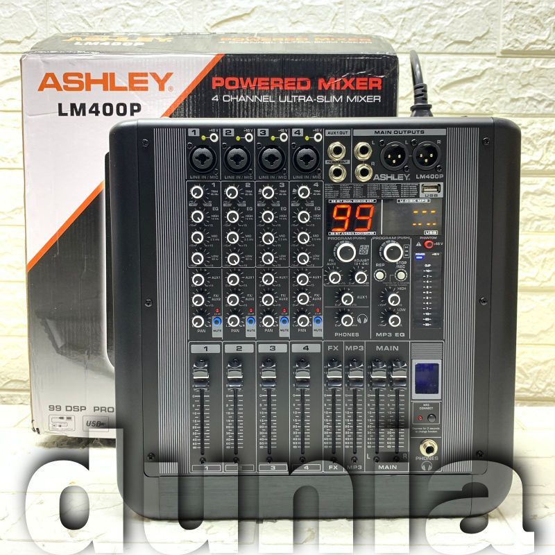 Power Mixer Ashley LM400P Original Bluetooth 4 Channel