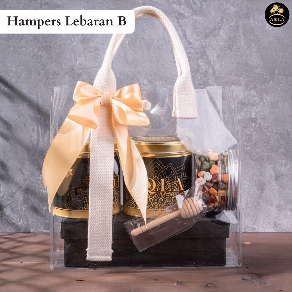 Hampers Lebaran Sehat Madu Yaman Kurma Ajwa Cemilan Sehat  / Parsel Lebaran / Parcel Idul Adha