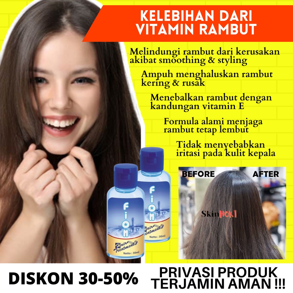 SERUM RAMBUT RONTOK PENGHALUS RAMBUT FION HAIR TREATMENT 30ML PERAWATAN RAMBUT ORIGINAL BPOM