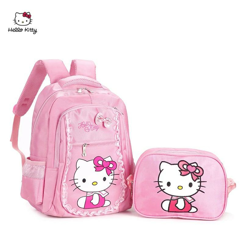 Tas Sekolah Anak Gendong Karakter Kartun Hello Kitty Captain america kumbang superman minions mickey