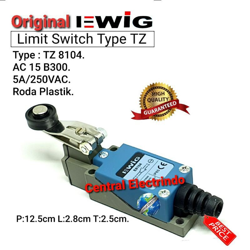 Limit Switch EWIG TZ8104 Roda Plastik.