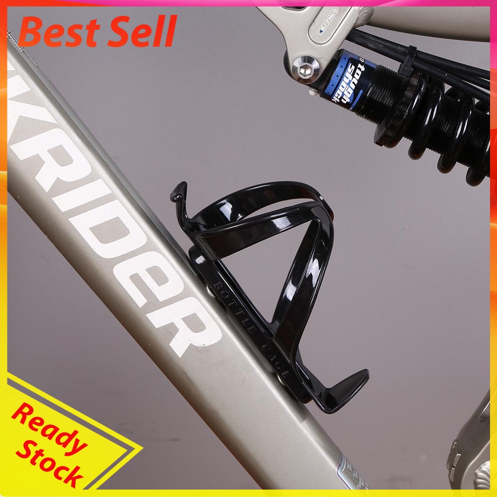 650ml Mountain Bike Bicycle Water Bottle+Holder Cage Mount Screw (Black)