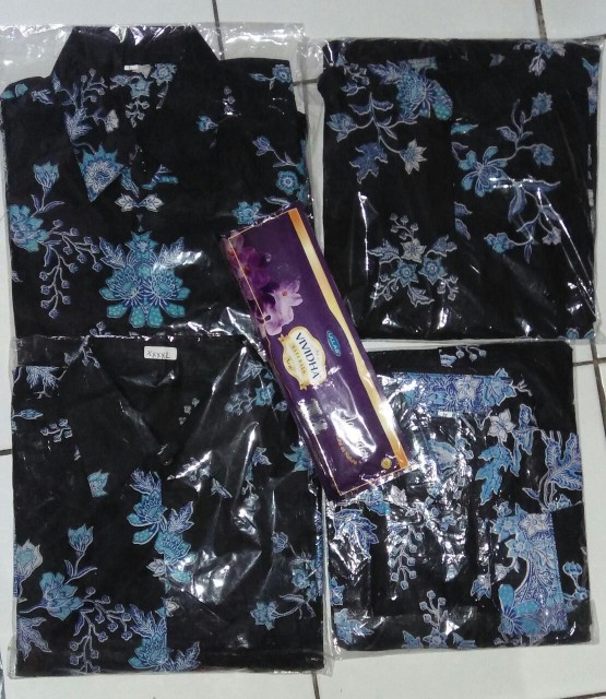 (bisa Bayar Di Tempat) Meisya Style- Termurah!!!couple Keluarga/ Couple Batik Keluarga/ Cibulan Biru