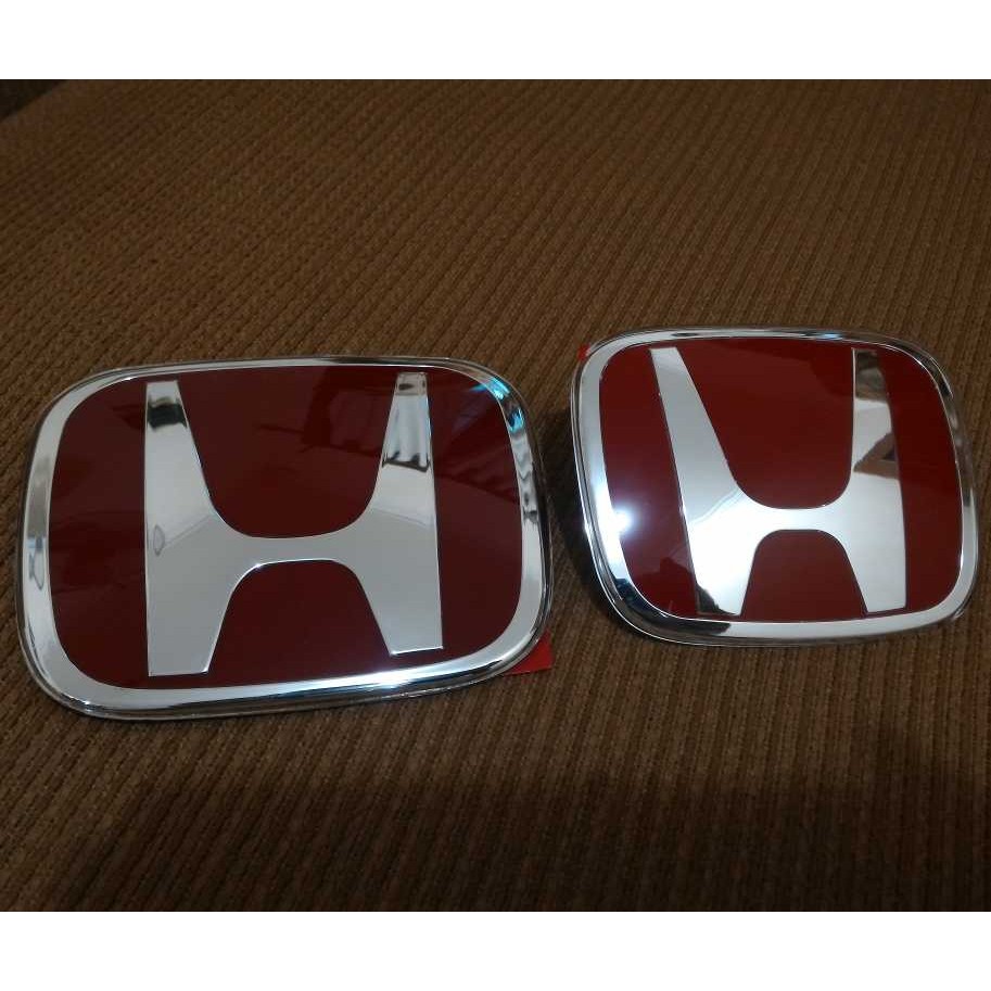 Emblem Honda Merah Exclusive Depan dan Belakang Khusus Brio