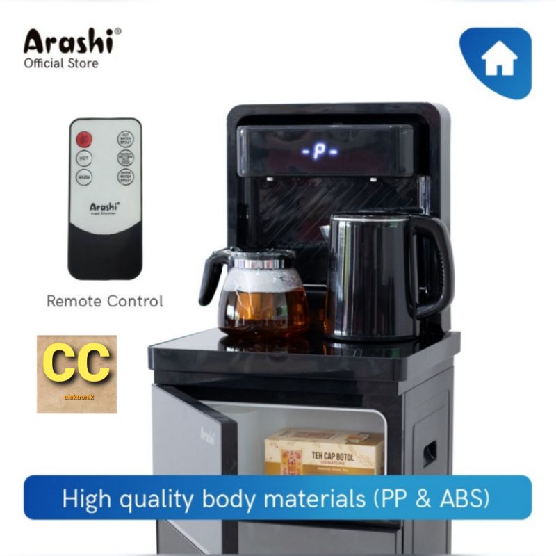 DISPENSER ARASHI GALON BAWAH AMD 02BC ARASHI DISPENSER AIR MINUM MULTIFUNGSI AMD02BC+ remote