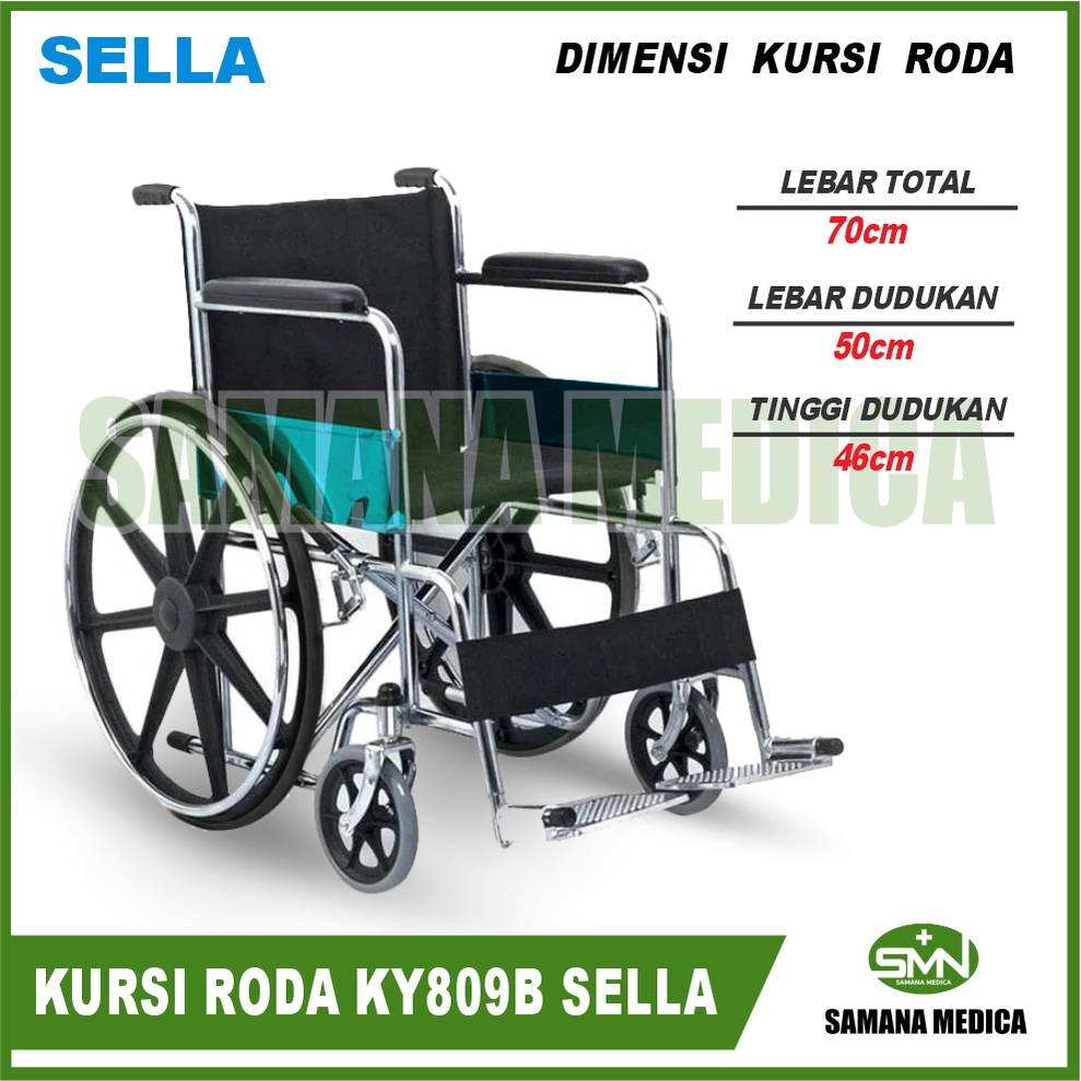 KHUSUS GOJEK DAN GRAB KURSI RODA merk Sella Velg Racing type KY809B