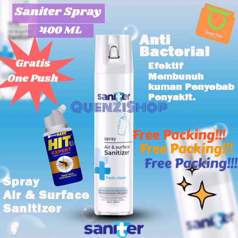 All Varian Saniter Air Sanitizer Spray, Hand sanitizer, Handwash dan Wipes  - DISINFEKTAN DISINFECTA