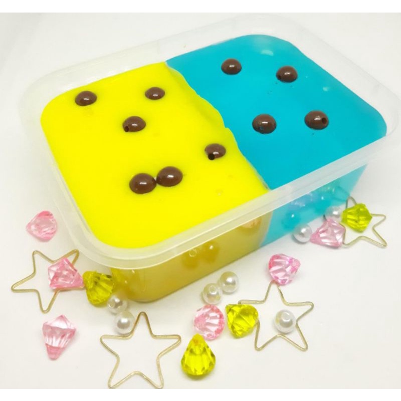 SLIME MINIONS/MIX SLIME/SLIME DUA WARNA/SLIME WANGI/SLIME MURAH/PLUS BOBA