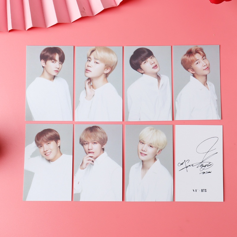 Set Kartu Lomo Foto Kpop BTS Bangtan Boys VT Untuk Hadiah