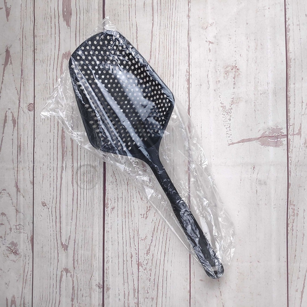 Spatula Alat Masak Dapur Goreng Fry Food Mesh Strainer - Black