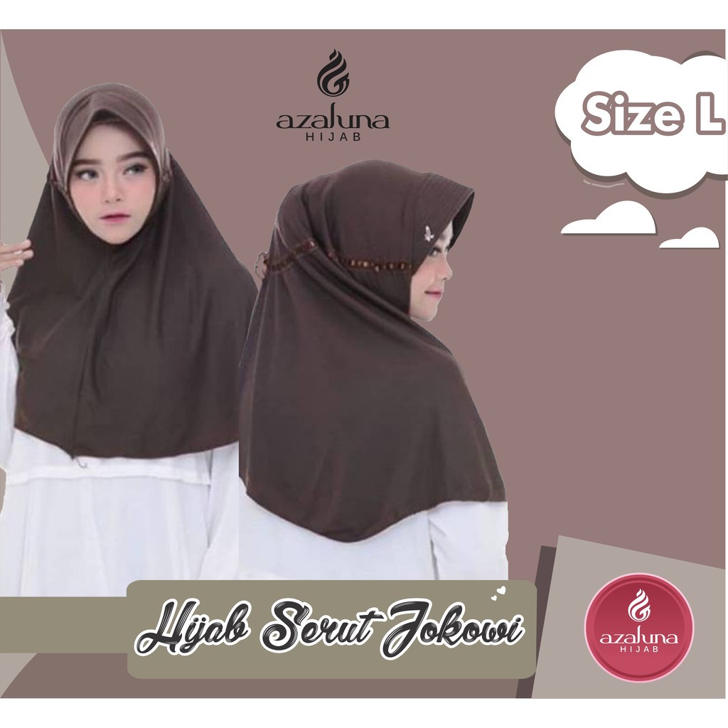 Hijab Serut Jokowi / Jilbab Serut Jokowi / Kerudung Serut Jokowi