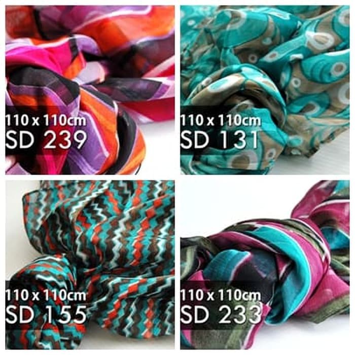 GROSIR SEGIEMPAT MOTIF MURAH KERUDUNG HIJAB JILBAB