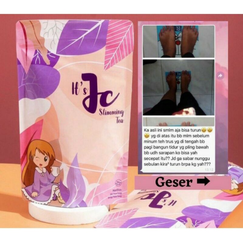 TEH DIET PELANGSING HERBAL ITS JC SLIMMING TEA- OBAT DIET PENURUN BERAT BADAN | PELUNTURLEMAK