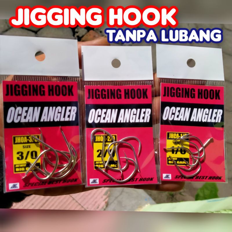 Hook Slow Jigging Tanpa Lubang 5 pcs/pack