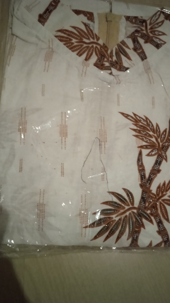 Baju Batik Couple Gamis Batik Keluarga Motif Bambu Putih Dengan Batik Anak Terbaru