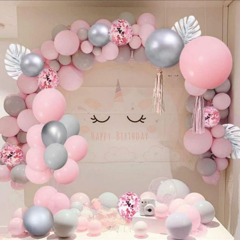 Balon Pastel Macaroon 12&quot; 12inch doff decoration eceran tebal balloon party pesta Happy Birthday ulang tahun ultah hiasan hias dekor dekorasi HBD paket usaha ready stock offline store pesta balon malang grosir termurah malang murce Little Miss Sunshine